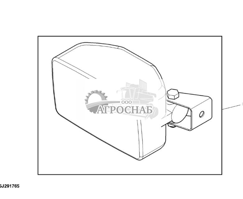 Навесное оборудование, второй задний рабочий фонарь, правый - ST776078 239.jpg